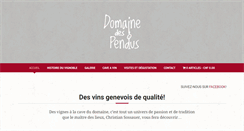 Desktop Screenshot of domaine-des-pendus.ch